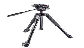 Manfrotto MK190X3-2W 3 Section Tripod Kit with Fluid Head