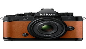 Nikon Z f Black Mirrorless Camera (Cognac Brown) with Z 40mm f/2 (SE)