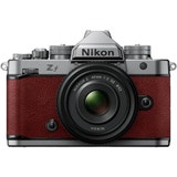 Nikon Z f Silver Mirrorless Camera (Bordeaux Red) with Z 40mm f/2 (SE) Lens