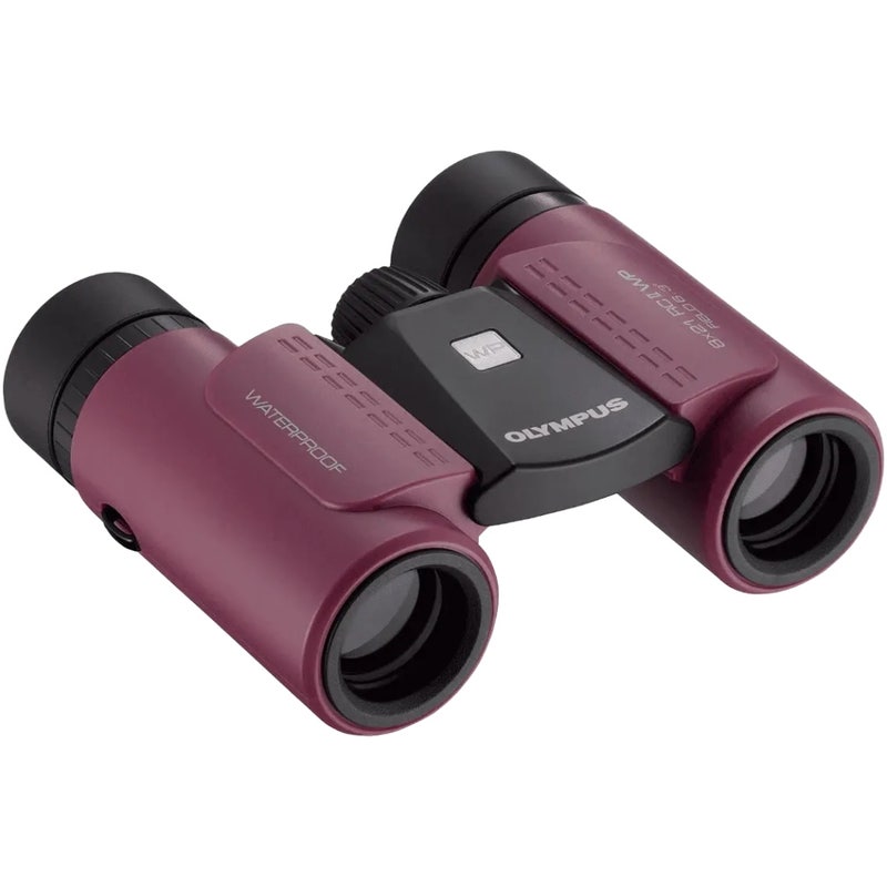 OM SYSTEM 8x21 RC II WP Binoculars - Magenta | Camera House