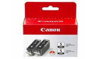 Canon PGI5BK-TWIN Black Ink Tank - 2 Packs