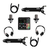 Rode Two Person Podcasting Bundle Inc.RodaCaster Duo,& 2X PodMic, NTH50, PSA1+ & XLR3M