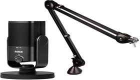 Rode NT-USB Mini Studio-Quality USB Microphone with Rode PSA1 Boom Arm