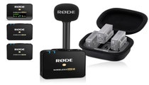 Rode Wireless GO II Dual TX Transmitter with Charging Case and Interview GO