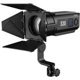 Godox S30 LED Focusing Light with Barndoor