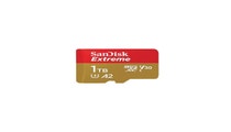 SanDisk Extreme MicroSDXC 1TB 100MB/s R, 60MB/s W, V30 Memory Card + Adapter