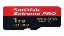 SanDisk Extreme Pro MicroSDXC 1TB 200MB/s R, 140MB/s W, V30 Memory Card + Adapter
