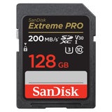 SanDisk Extreme Pro SDXC 128GB 200MB/S R, 90MB/S W, V30 U3, C10 Memory Card