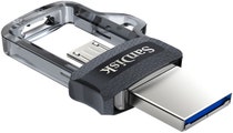SanDisk Ultra Dual USB 3.0 64GB Drive - Android Devices USB Type-A and Micro-USB