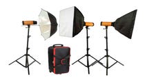 Glanz SDi250 3 Head Studio Lighting kit