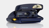 Polaroid 600 Type 80's Style 600 Express Blue Refurbished Vintage Camera