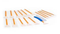 VisibleDust DHAP Orange 1.3x Vswabs (12 Pack) BONUS CurVswab and Corner Swab