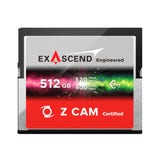 Z Cam Exascend CFast 2.0 512GB Memory Card