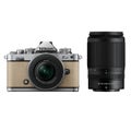 Nikon Z fc Sand Beige kit with Nikkor Z 16-50mm VR and Z 50-250 mm VR Lens