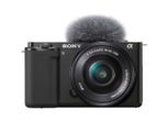 Sony ZVE10 Black Body w/16-50 mm f/3.5-5.6 Lens Compact System Camera