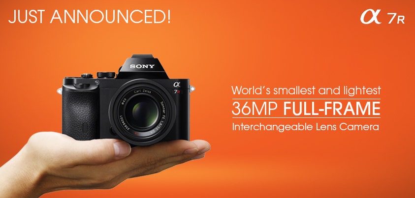 Sony launches Full-Frame Compact System Camera - The A7R