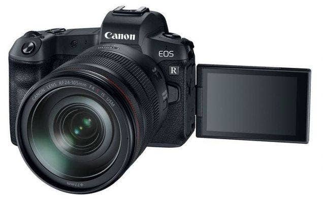 canon eos r mirrorless camera