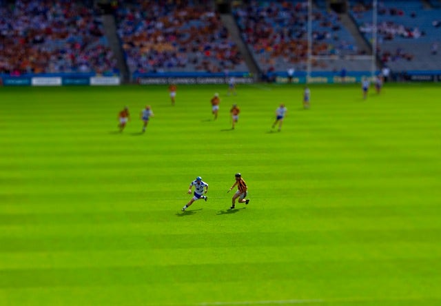 Sport using tilt-shift photography