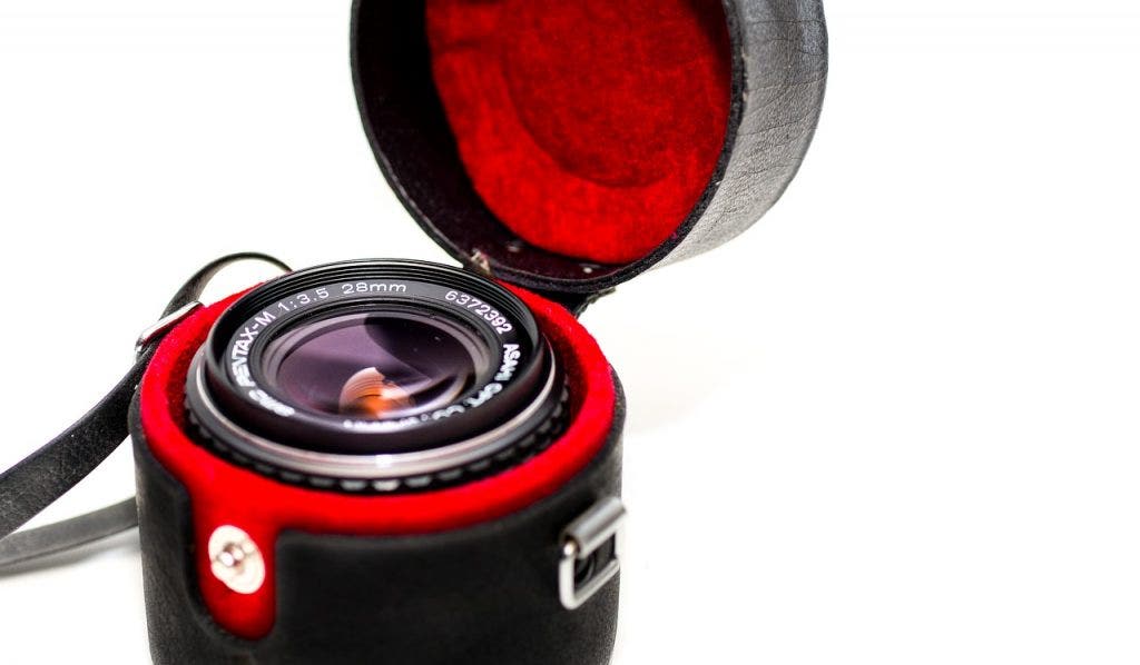lens in hard case