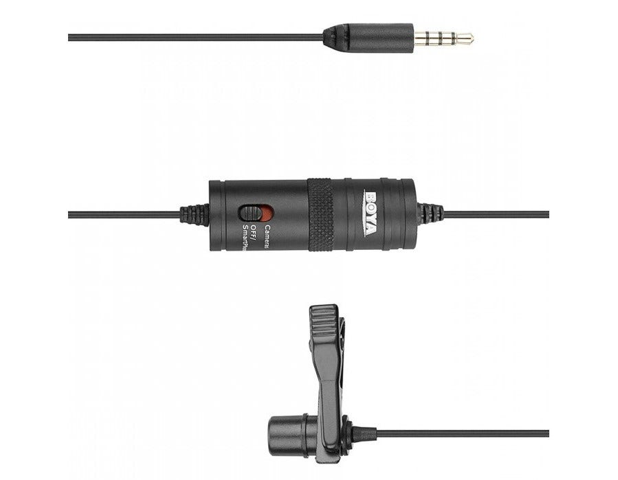 Boya BY-M1 microphone with clip