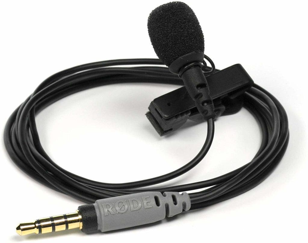 RODE lavalier microphone with cable and clip