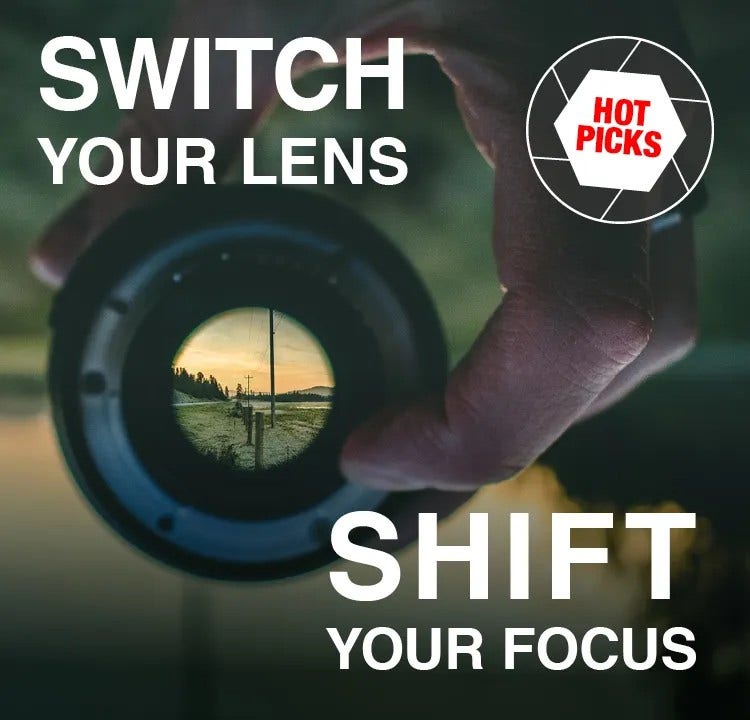 Camera lens selection